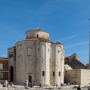 St. Donatus church, 9th century, The Early Medieval Period. Roman time ruins in front 